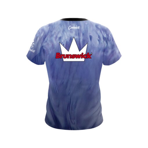 Brunswick Danger Zone Purple Ice CoolWick Bowling Jersey - Image 2