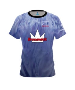 Brunswick Danger Zone Purple Ice CoolWick Bowling Jersey
