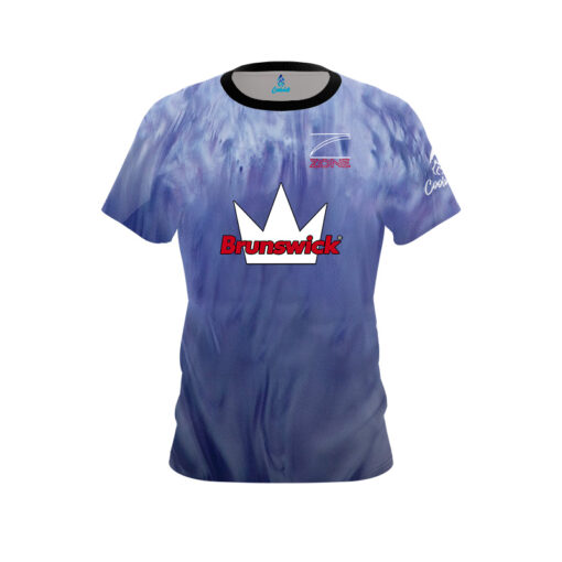 Brunswick Danger Zone Purple Ice CoolWick Bowling Jersey