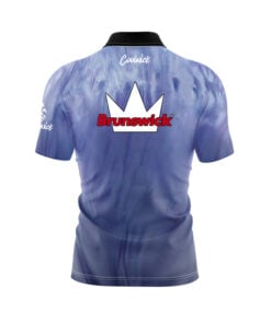 Alternative view of Brunswick Danger Zone Purple Ice Fast Track CoolWick Bowling Jersey