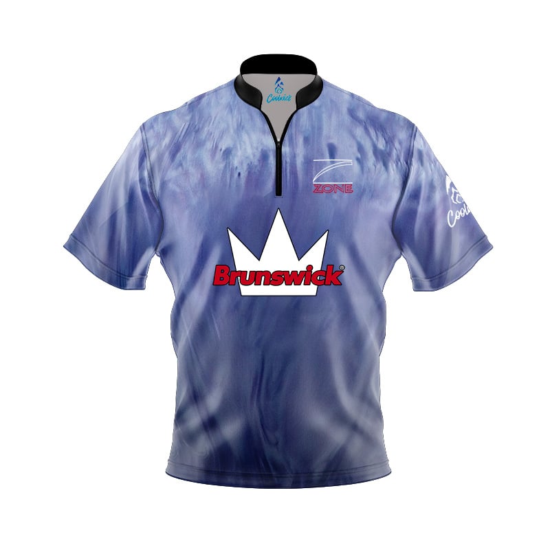 Brunswick Danger Zone Purple Ice Fast Track CoolWick Bowling Jersey