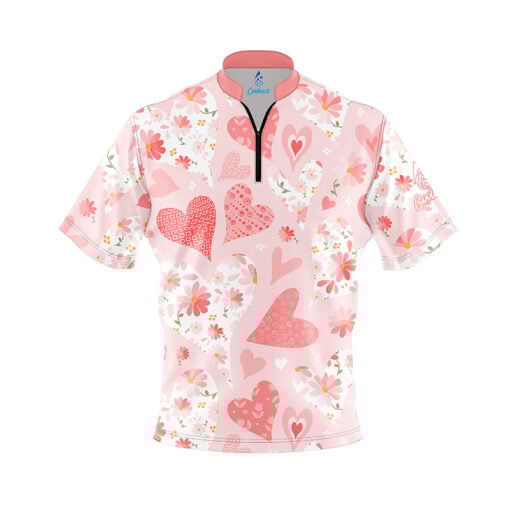 Blushing Garden Fast Track CoolWick Bowling Jersey