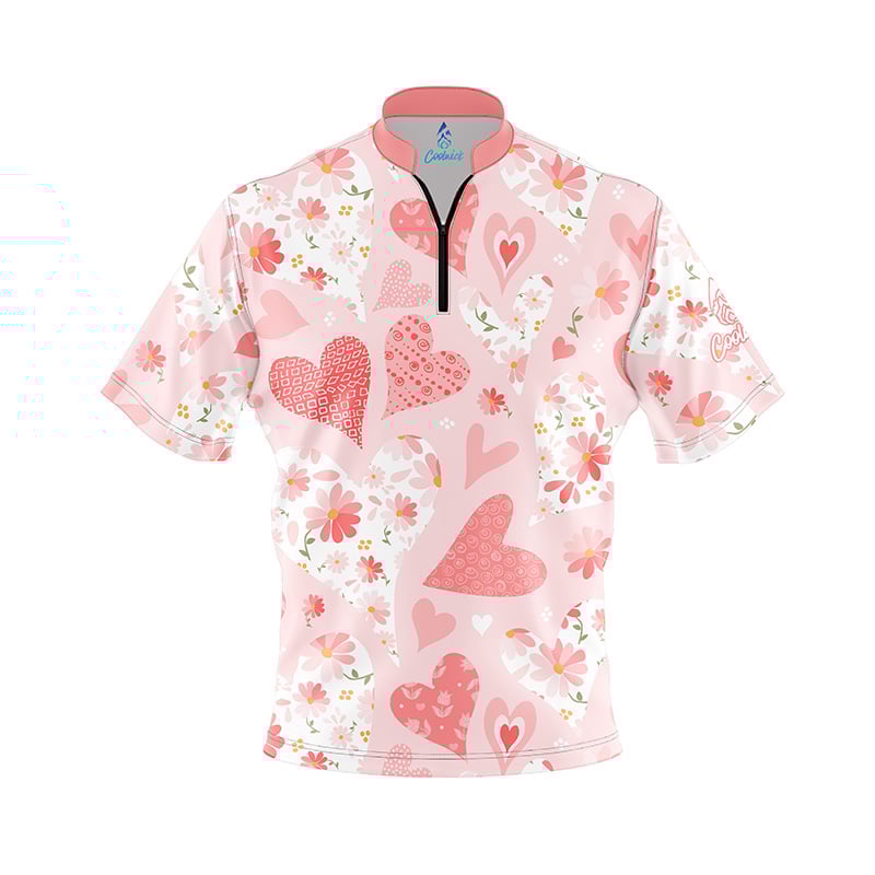Blushing Garden Fast Track CoolWick Bowling Jersey