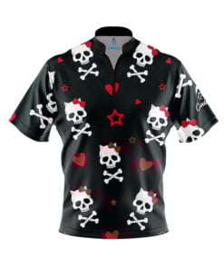 Gothic Valentines Fast Track CoolWick Bowling Jersey