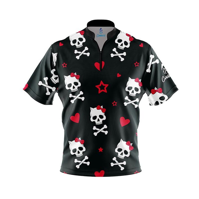 Gothic Valentines Fast Track CoolWick Bowling Jersey