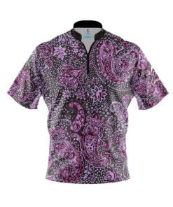 Purple Mandala Fast Track CoolWick Bowling Jersey