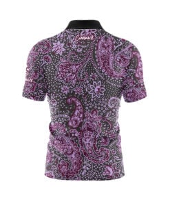 Alternative view of Purple Mandala Fast Track CoolWick Bowling Jersey