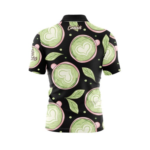 Matcha Tea Fast Track CoolWick Bowling Jersey - Image 2