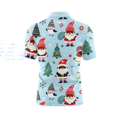 Winter Snow Day Fast Track CoolWick Bowling Jersey - Image 2