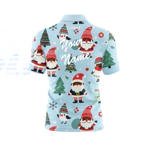 Winter Snow Day Fast Track CoolWick Bowling Jersey - Image 3