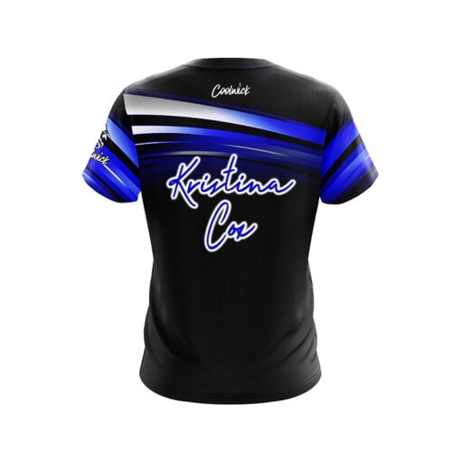 Hammer Kristina Cox Royal Blue CoolWick Bowling Jersey - Image 2