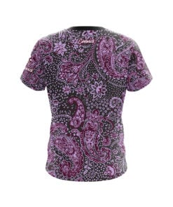 Alternative view of Purple Mandala CoolWick Bowling Jersey