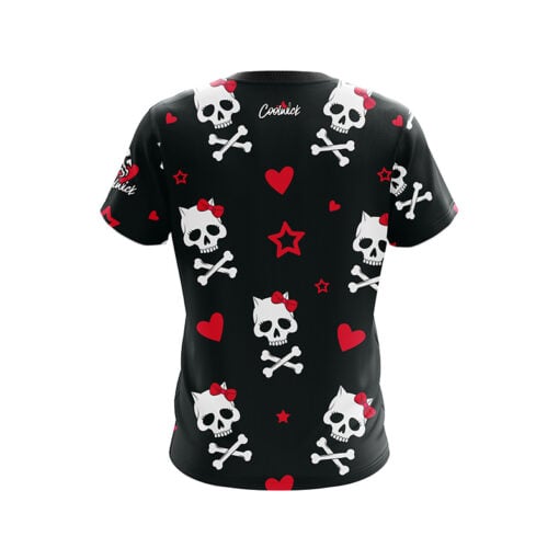 Gothic Valentines CoolWick Bowling Jersey - Image 2