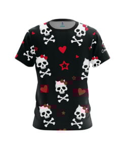 Gothic Valentines CoolWick Bowling Jersey