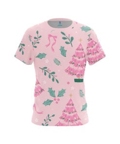 Pink Christmas CoolWick Bowling Jersey