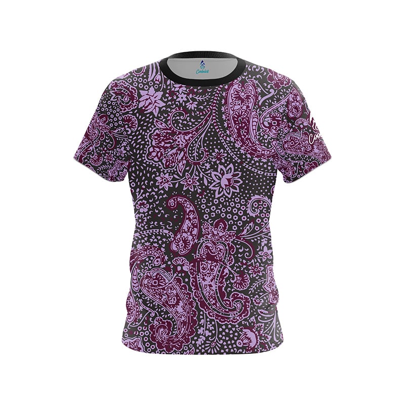Purple Mandala CoolWick Bowling Jersey