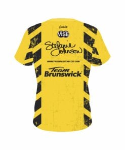 Alternative view of Stefanie Johnson Brunswick Caution CoolWick Bowling Jersey