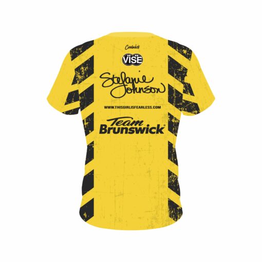 Stefanie Johnson Brunswick Caution CoolWick Bowling Jersey - Image 2