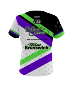 Alternative view of Stefanie Johnson Brunswick Joker CoolWick Bowling Jersey