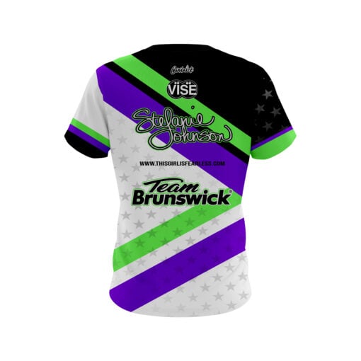 Stefanie Johnson Brunswick Joker CoolWick Bowling Jersey - Image 2
