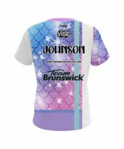 Alternative view of Stefanie Johnson Brunswick Mermaid CoolWick Bowling Jersey