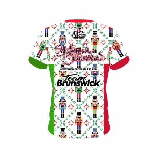 Stefanie Johnson Brunswick Nutcrackers CoolWick Bowling Jersey - Image 2