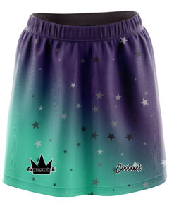 Stefanie Johnson Brunswick Blue Stripes CoolWick Bowling Skort