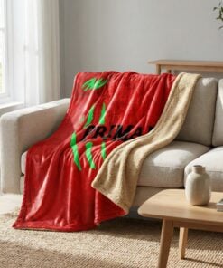 Motiv Primal Rage Sherpa Lined Throw Blanket