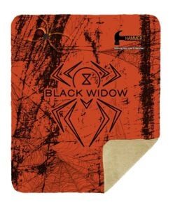 Alternative view of Hammer Black Widow 3.0 Grunge Sherpa Lined Throw Blanket