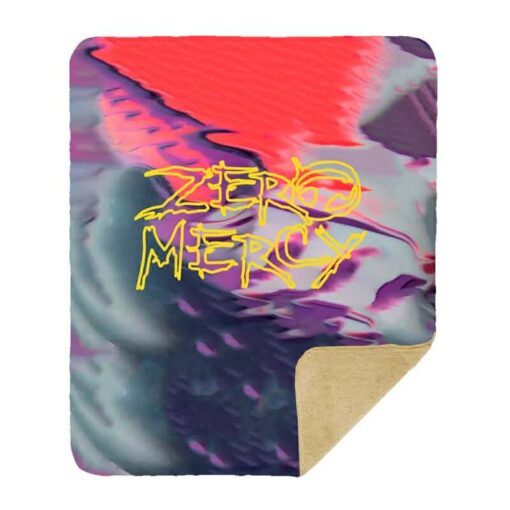 Hammer Zero Mercy Solid Sherpa Lined Throw Blanket - Image 2