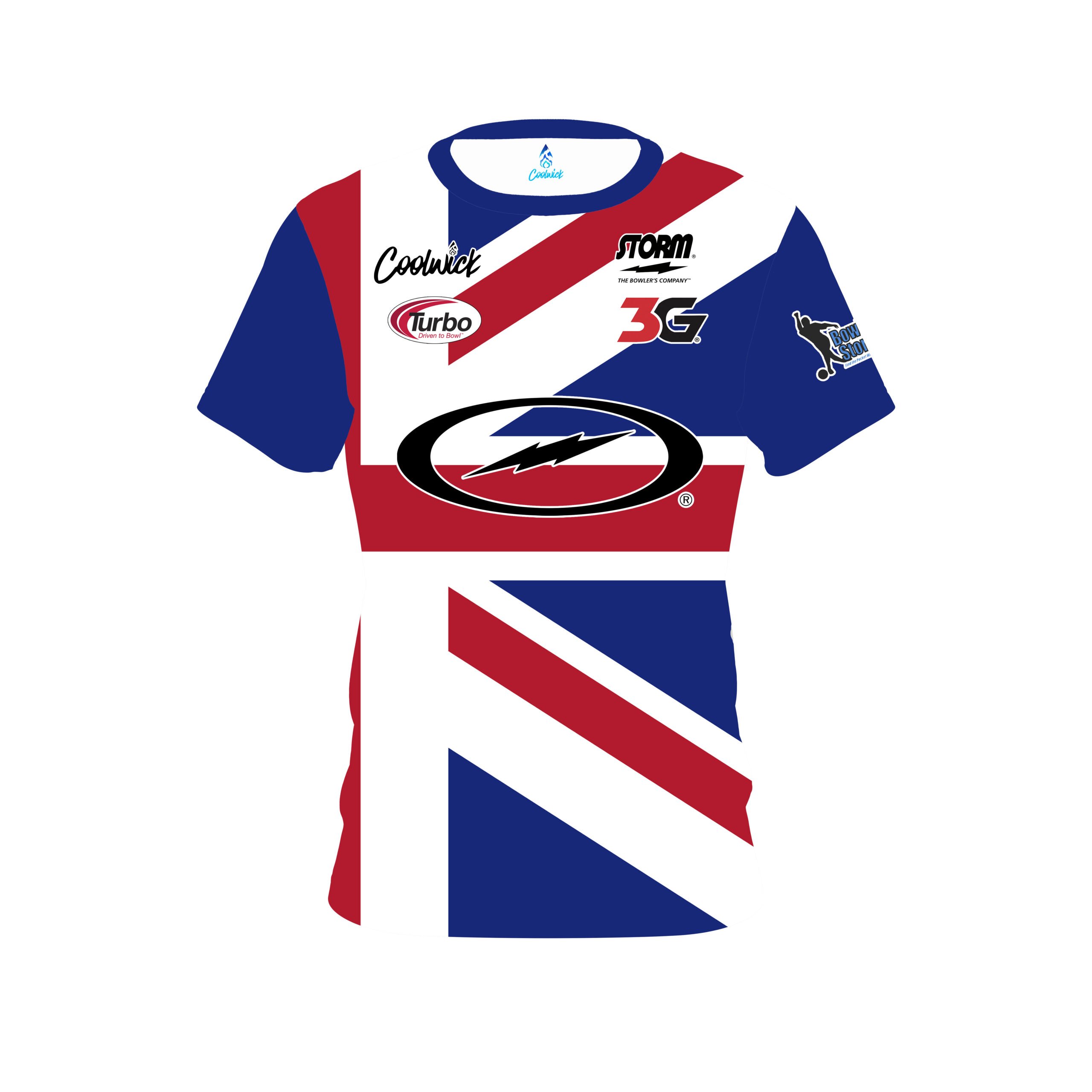 Storm Dom Barrett Union Jack CoolWick Bowling Jersey