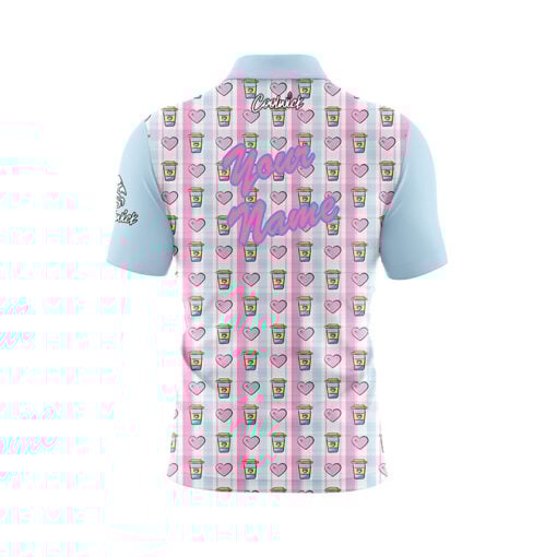 Coffee Cups Are Blue Fast Track CoolWick Bowling Jersey - Image 3