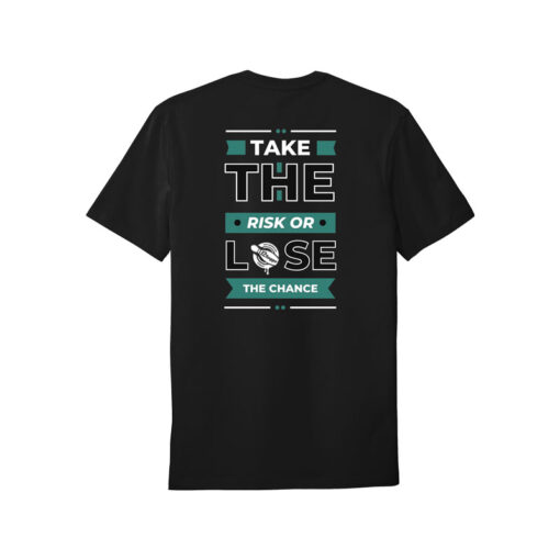 12Bagger Hype Take the Risk Tri-Blend Bowling Tee - Image 2
