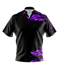 Purple Luxury Strikes Fast Track CoolWick Bowling Jersey