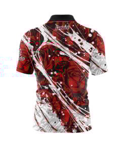 Alternative view of Roses Are Red Fast Track CoolWick Bowling Jersey