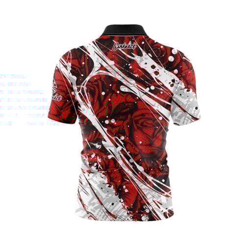 Roses Are Red Fast Track CoolWick Bowling Jersey - Image 2