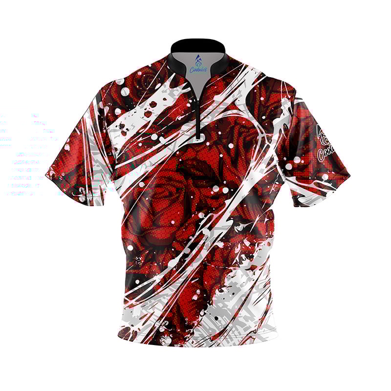 Roses Are Red Fast Track CoolWick Bowling Jersey