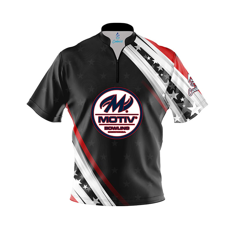 Motiv Starstrike Quick Ship CoolWick Sash Zip Bowling Jersey