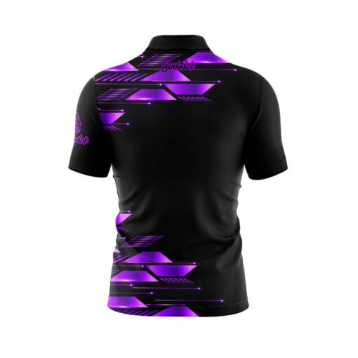 Purple Luxury Strikes Fast Track CoolWick Bowling Jersey - Image 2