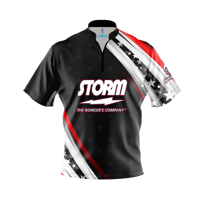 Storm Starstrike Quick Ship CoolWick Sash Zip Bowling Jersey