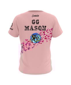Alternative view of Gazmine "GG" Mason Breast Cancer CoolWick Bowling Jersey