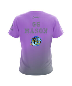 Alternative view of Gazmine "GG" Mason Lavender Grey CoolWick Bowling Jersey