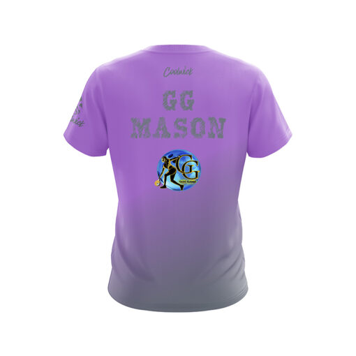 Gazmine "GG" Mason Lavender Grey CoolWick Bowling Jersey - Image 2