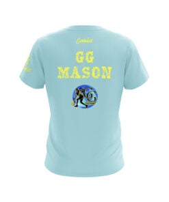 Alternative view of Gazmine "GG" Mason Powder Blue Lemon Yellow CoolWick Bowling Jersey