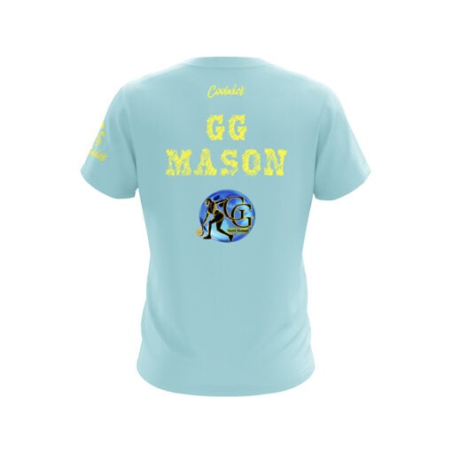 Gazmine "GG" Mason Powder Blue Lemon Yellow CoolWick Bowling Jersey - Image 2