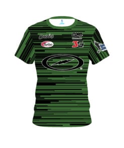 Storm Dom Barrett Green Black Lines CoolWick Bowling Jersey