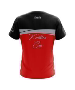 Alternative view of Hammer Kristina Cox Red Black CoolWick Bowling Jersey