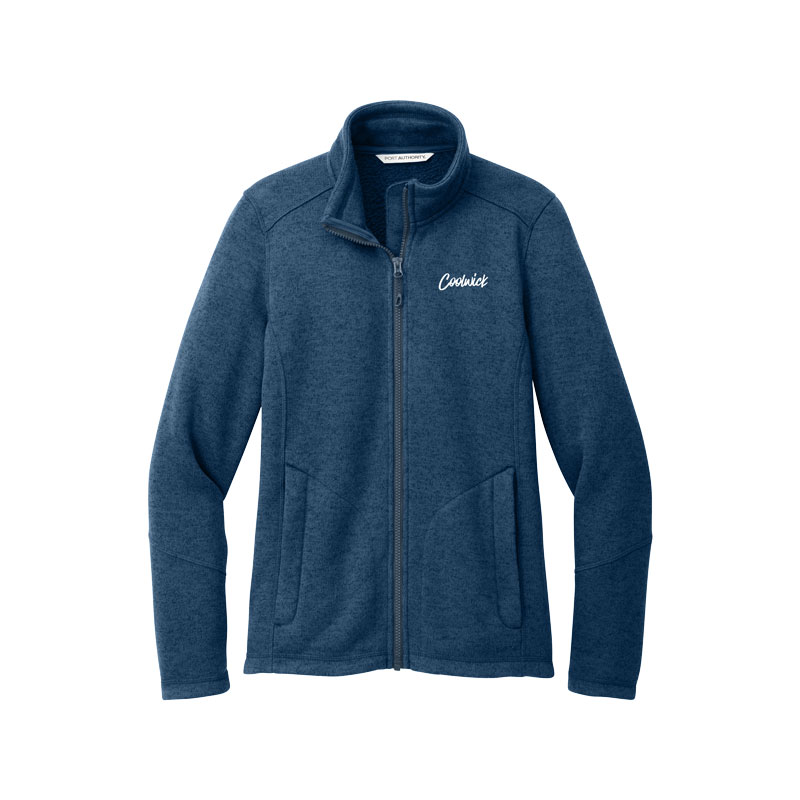 CoolWick Women's Arc Bowling Sweater Fleece Jacket