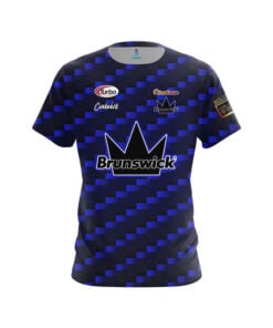 Brunswick Mika Koivuniemi Carbon Blue CoolWick Bowling Jersey