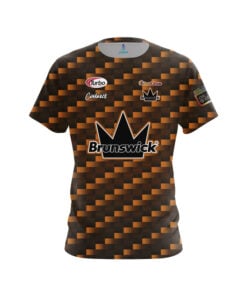 Brunswick Mika Koivuniemi Carbon Orange CoolWick Bowling Jersey